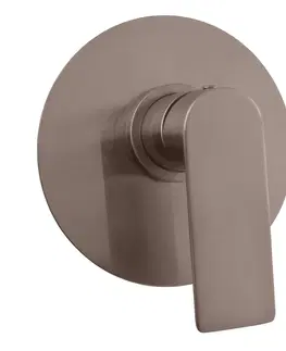 Koupelnové baterie SLEZAK-RAV Vodovodní baterie sprchová vestavěná NIL metal grey kartáčovaná, Barva: METAL GREY kartáčovaná NL183LMGK