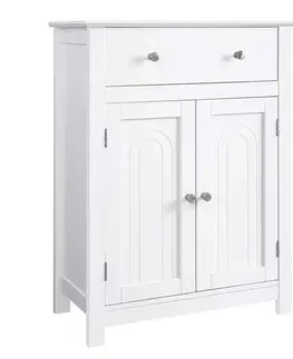 Koupelnový nábytek SONGMICS Koupelnová skříňka Bree 60x80x30 cm bílá