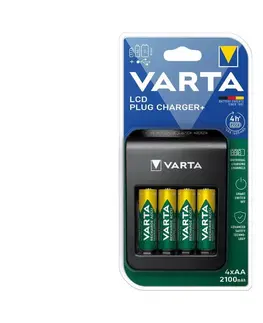 Baterie primární VARTA Varta 57687101441 - LCD Nabíječka baterií 4xAA/AAA 2100mAh 230V 