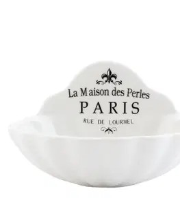Misky na mýdlo Porcelánová mýdlenka na zeď La Maison des Perles Paris - 11*9*7 cm Clayre & Eef 63607