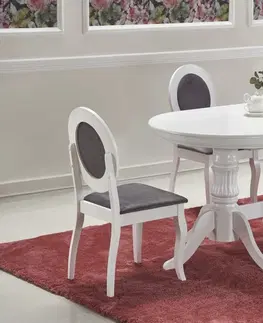 Jídelní stoly HALMAR Rozkládací jídelní stůl Peho bílý