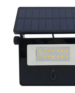 LED osvětlení  LED Solární venkovní reflektor se senzorem LED/5W/3,7V 4200K IP44 