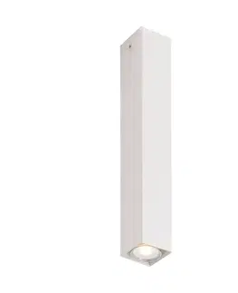 Stropní svítidla Eco-Light Downlight Fluke v hranatém tvaru výška 40 cm bílá