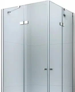 Sprchové kouty MEXEN/S ROMA sprchový kout 120x70 cm, transparent, chrom 854-120-070-02-00