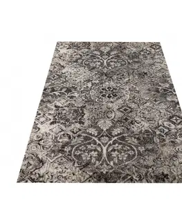 Moderní koberce Luxusní béžově hnědý koberec s kvalitním přepracováním Šířka: 60 cm | Délka: 100 cm