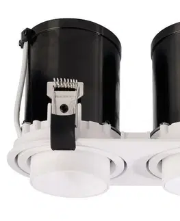 LED podhledová svítidla Light Impressions Deko-Light stropní vestavné svítidlo Rigel Mini Roa Double 21-22V DC 22,00 W 3000 K 1390 lm 197 mm bílá  565313