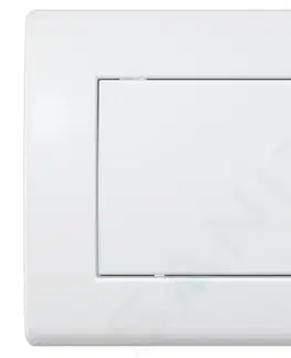 Záchody Kielle Genesis Set předstěnové instalace, klozetu Arkas I, sedátka softclose a tlačítka Gemini III, bílá lesk 30505SS01