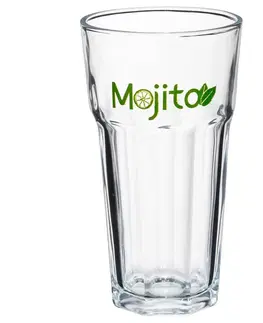 Doplňky do kuchyně DekorStyle Sada 4 sklenic na Mojito + přislušenství