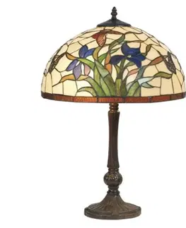 Stolní lampy Artistar Stolní lampa Elanda v Tiffany stylu, 62 cm