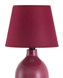 Lampy na noční stolek Rabalux stolní lampa Ingrid E14 1x MAX 40W  bordó 4478