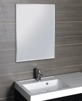Koupelnová zrcadla AQUALINE Zrcadlo s fazetou 50x90cm, bez úchytu 22497