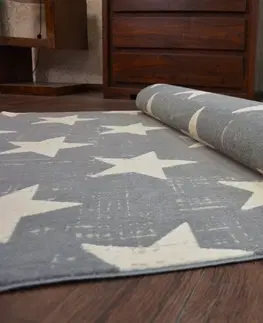 Koberce a koberečky Dywany Lusczow Kusový koberec SCANDI 18209/071 - hvězda, velikost 160x230