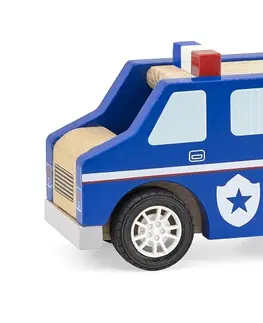 Hračky VIGA - Dřevěné policejní auto 13cm