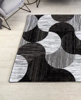 Koberce a koberečky Dywany Lusczow Kusový koberec ALTER Geo mušle šedý, velikost 240x330