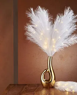 Svíčky a světelné dekorace 3 LED větve "Pampová tráva"