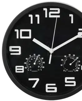 Hodiny Nástěnné hodiny Bristol, 25 x 4 cm, černá