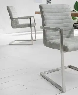 Luxusní jídelní židle Estila Designová prošívaná konzolová židle Imperial
