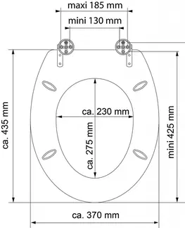 WC sedátka Eisl Wc sedátko Balance MDF HG se zpomalovacím mechanismem SOFT-CLOSE 80522Balance