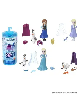 Hračky panenky MATTEL - Frozen Snow Reveal Malá Panenka  , Mix Produktů