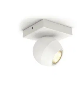 LED bodová svítidla PHILIPS HUE Hue White Ambiance Bodové svítidlo Philips Buckram BT 50471/31/P9 LED GU10 1x5W 350lm 2200-6500K 230V, bílé s Bluetooth