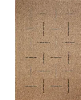 Koberce a koberečky Spoltex Kusový koberec Floorlux coffee/black 20008, 80 x 150 cm