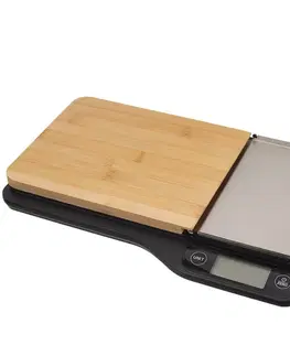 Kuchyňské váhy Orion Váha kuch. digit. bambus 5 kg+krájecí prkénko 