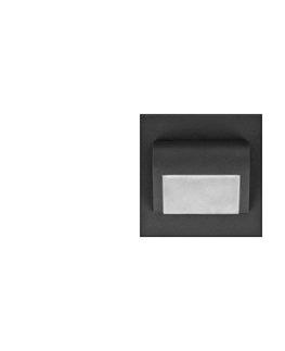 Svítidla ProVero LED Schodišťové svítidlo DECORUS LED/1,2W/12V 3000K antracit 