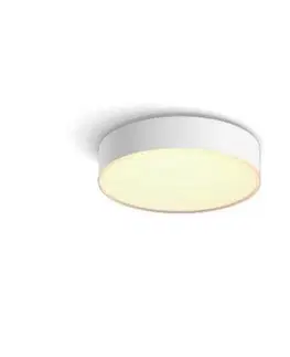 Chytré osvětlení PHILIPS HUE Hue Bluetooth LED White Ambiance Stropní svítidlo Philips Enrave S 41158/31/P69,6W 1220lm 2200-6500K IP20 26,1cm bílé, stmívatelné s dálkovým ovladačem