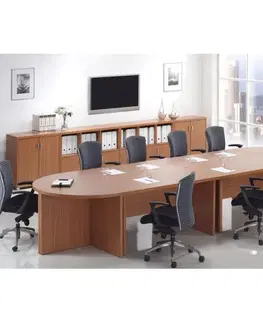 Kancelářské skříně Rohový obloukový stůl OSCAR T05 Tempo Kondela