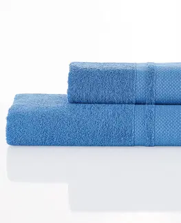 Ručníky 4Home Sada Deluxe osuška a ručník modrá, 70 x 140 cm, 50 x 100 cm