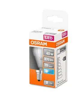 LED žárovky OSRAM OSRAM LED žárovka-kapka E14 4,9W 840 Star, matná