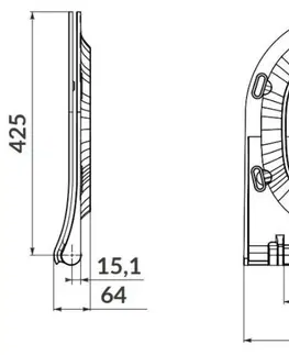 WC sedátka ALCADRAIN Jádromodul předstěnový instalační systém s bílým/ chrom tlačítkem M1720-1 + WC CERSANIT ZEN CLEANON + SEDÁTKO AM102/1120 M1720-1 HA1