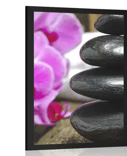 Feng Shui Plakát Zen relaxační kameny