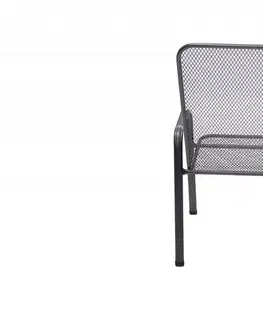 Zahradní židle a křesla DEOKORK Kovová židle (křeslo) Sága vysoká