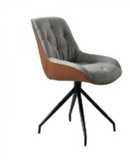 Jídelní židle KARE Design Otočná židle Lori - šedohnědá