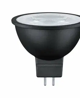LED žárovky PAULMANN Standard 12V 3-krokové-stmívatelné LED reflektor GU5,3 6W 4000K stmívatelné černá mat