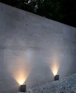 Venkovní reflektory FARO NOBORU projektor wall washer, tmavě šedá