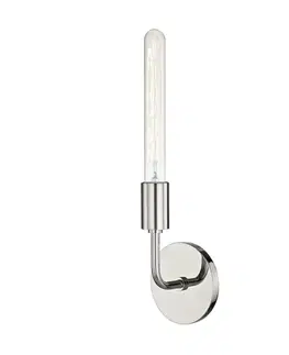 Klasická nástěnná svítidla HUDSON VALLEY nástěnné svítidlo AVA ocel nikl E27 1x40W H109101A-PN-CE