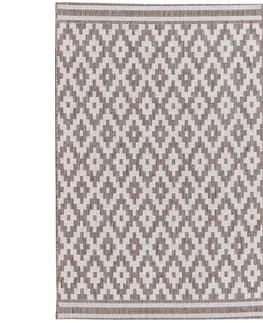 Koberce Moderní koberec Rhombs z norka a vlny 120x170cm
