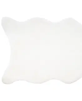 Koberce a koberečky Bo-ma Trading Kožešina Celine bílá, 60 x 90 cm