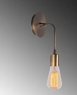 Svítidla Opviq Nástěnná lampa Dartini II mosaz