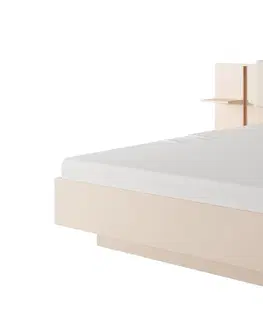 Postele ArtLas Manželská postel DUST s nočními stolky | 160 x 200 cm Provedení: postel bez roštu a matrace