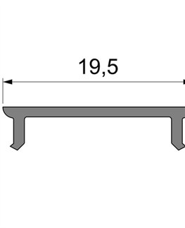 Profily Light Impressions Reprofil kryt P-01-15 čirá 95% průhlednost 2000 mm 983031