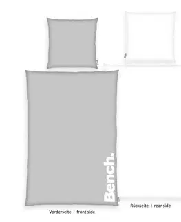 Povlečení Bench Bavlněné povlečení šedo-bílá, 140 x 200 cm, 70 x 90 cm