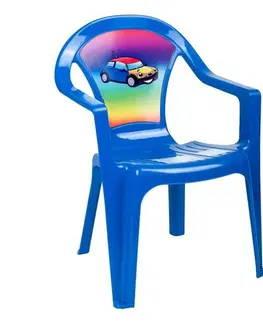 Hračky na zahradu Star Plus Dětská zahradní židle, modrá