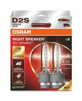 Autožárovky OSRAM D2S 35W XENARC NIGHT BREAKER LASER +220% 2ks 66240XN2-2HB