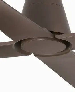 Stropní ventilátory FARO BARCELONA Stropní ventilátor Typhoon M motor DC, IP44 hnědá