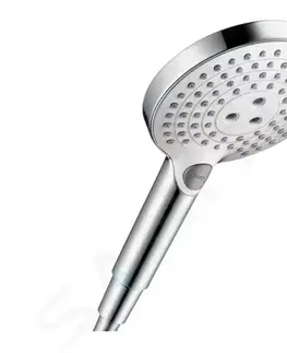 Sprchy a sprchové panely HANSGROHE Raindance Select S Sprchová hlavice 120, 3 proudy, EcoSmart, bílá/chrom 26531400