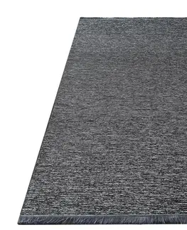 Moderní koberce Moderní jednoduchý koberec v šedé barvě