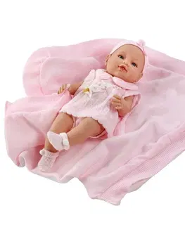 Hračky panenky BERBESA - Luxusní dětská panenka-miminko Ema 39cm